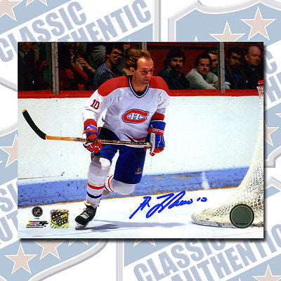 GUY LAFLEUR Montreal Canadiens autographed 8x10 photo (#3172)