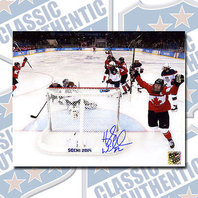 HAYLEY WICKENHEISER Women's Team Canada autographed 8x10 photo (#2761)