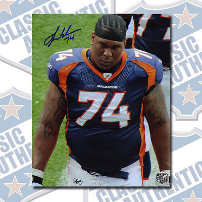 ORLANDO FRANKLIN Denver Broncos autographed 8x10 photo (#1663)