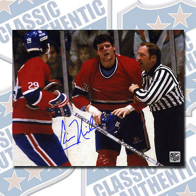 CHRIS NILAN Montreal Canadiens autographed 8x10 photo (#1378)