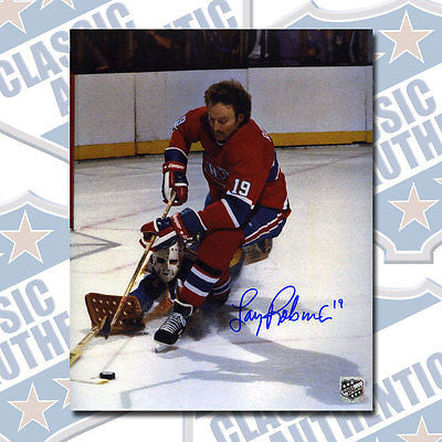 LARRY ROBINSON Montreal Canadiens autographed 8x10 photo (#1470)