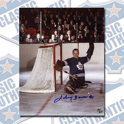 JOHNNY BOWER Toronto Maple Leafs autographed 8x10 photo (#1202)