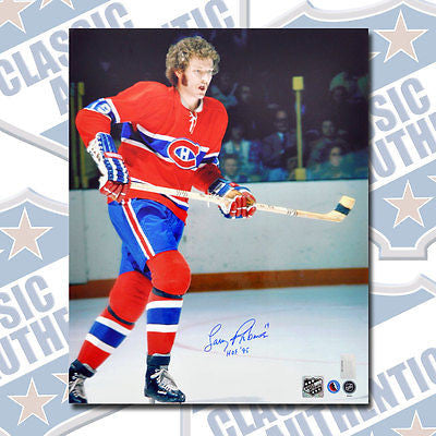 LARRY ROBINSON Montreal Canadiens autographed 16x20 photo w/HOF (#1001)