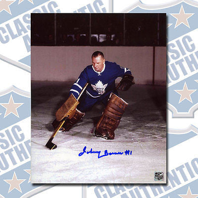 JOHNNY BOWER Toronto Maple Leafs autographed 8x10 photo (#1204)
