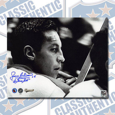 JEAN BELIVEAU Montreal Canadiens autographed 8x10 photo w/Le Gros Bill (#1181)