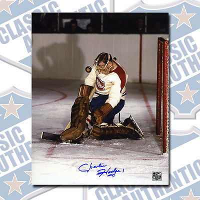 CHARLIE HODGE Montreal Canadiens autographed 8x10 photo (#1369)