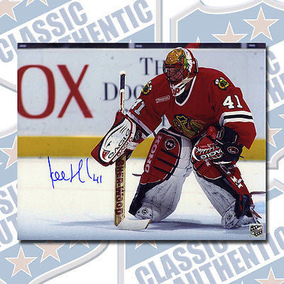 JOCELYN THIBAULT Chicago Blackhawks autographed 8x10 photo (#1193)