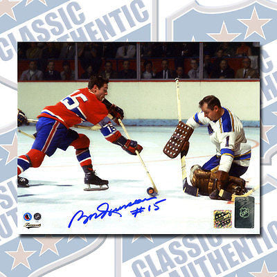ROBERT BOBBY ROUSSEAU Montreal Canadiens autographed 8x10 photo (#3119)