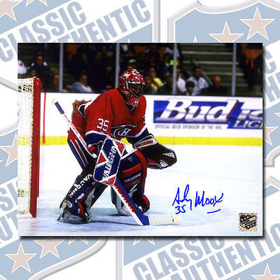 ANDY MOOG Montreal Canadiens autographed 8x10 photo (#3159)