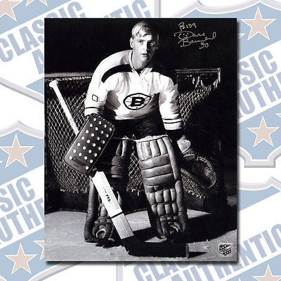 DAN BOUCHARD Boston Bruins training camp autographed 8x10 photo (#2660)