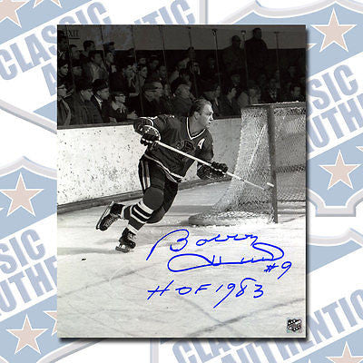 BOBBY HULL Chicago Blackhawks autographed 8x10 photo w/HOF (#2847)