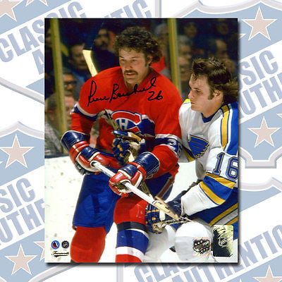 PIERRE BOUCHARD Montreal Canadiens autographed 8x10 photo (#3113)