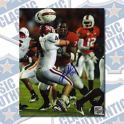 ORLANDO FRANKLIN Denver Broncos (Miami) autographed 8x10 photo (#1664)