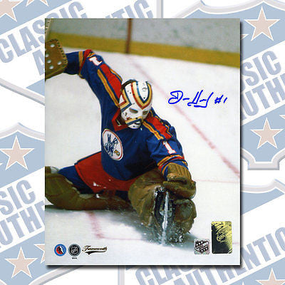 DENIS HERRON Kansas City Scouts autographed 8x10 photo (#1386)