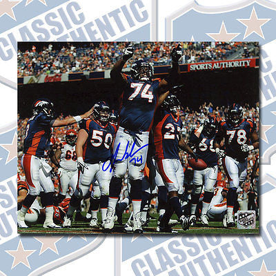 ORLANDO FRANKLIN Denver Broncos autographed 8x10 photo (#1662)