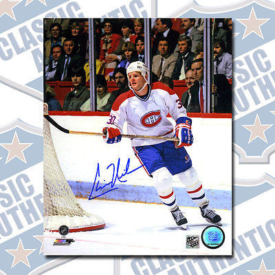 CHRIS NILAN Montreal Canadiens autographed 8x10 photo (#2830)