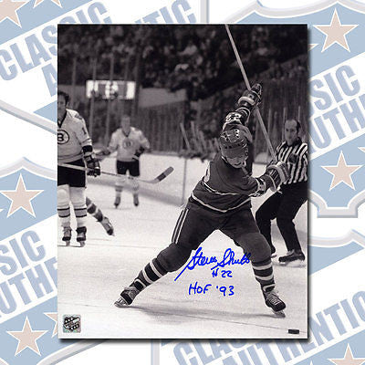 STEVE SHUTT Montreal Canadiens autographed 8x10 photo w/HOF (#1283)