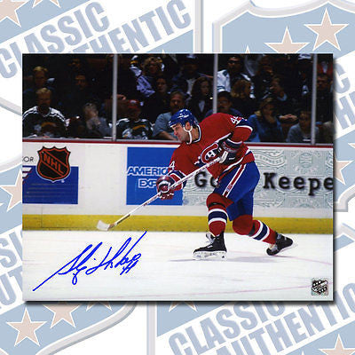 STEPHANE RICHER Montreal Canadiens autographed 8x10 photo (#1274)