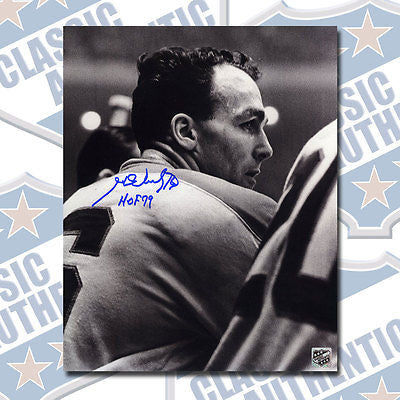 HENRI RICHARD Montreal Canadiens autographed 8x10 photo w/HOF (#1164)