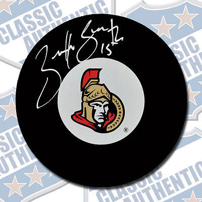 ZACH SMITH Ottawa Senators autographed puck (#2046)