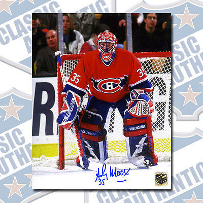 ANDY MOOG Montreal Canadiens autographed 8x10 photo (#3157)