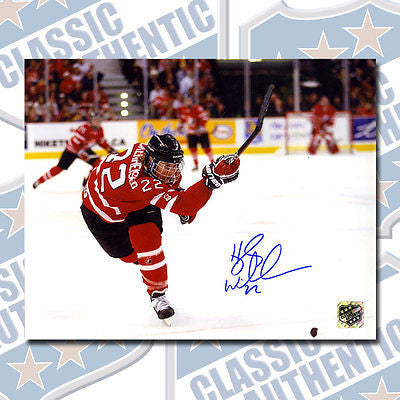 HAYLEY WICKENHEISER Women's Team Canada autographed 8x10 photo (#2757)