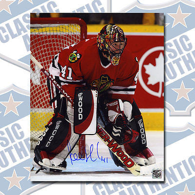 JOCELYN THIBAULT Chicago Blackhawks autographed 8x10 photo (#1192)