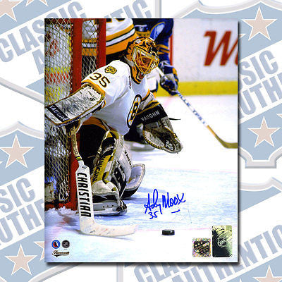 ANDY MOOG Boston Bruins autographed 8x10 photo (#3153)