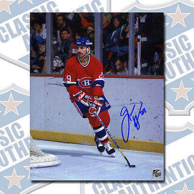 GASTON GINGRAS Montreal Canadiens autographed 8x10 photo (#1133)