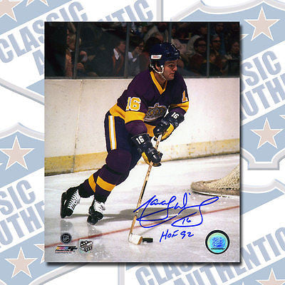 MARCEL DIONNE Los Angeles Kings autographed 8x10 photo w/HOF (#1322)