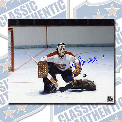 ROGIE VACHON Montreal Canadiens autographed 8x10 photo (#1260)