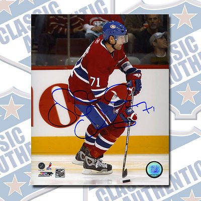 PATRICE BRISEBOIS Montreal Canadiens autographed 8x10 photo (#1217)