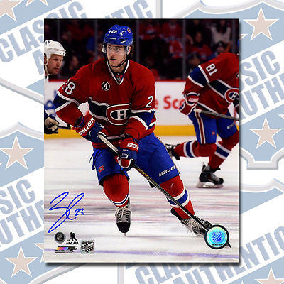 NATHAN BEAULIEU Montreal Canadiens autographed 8x10 photo (#2913)