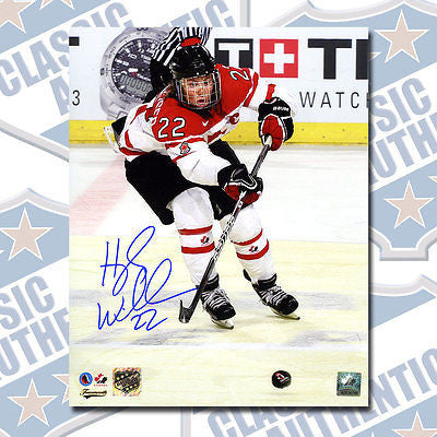 HAYLEY WICKENHEISER Team Canada autographed 8x10 photo (#3146)