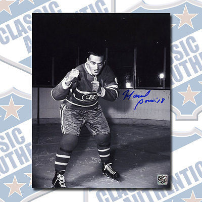 MARCEL BONIN Montreal Canadiens autographed 8x10 photo (#1316)