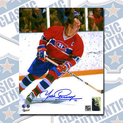 YVAN COURNOYER Montreal Canadiens autographed 8x10 photo (#2656)