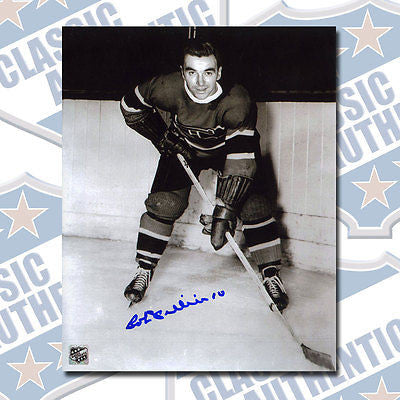 BOB FILLION Montreal Canadiens autographed 8x10 photo (#1514)