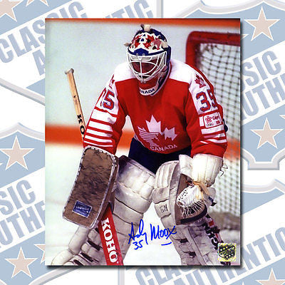 ANDY MOOG Team Canada autographed 8x10 photo (#3160)