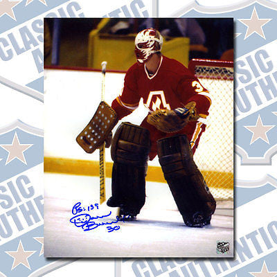 DAN BOUCHARD Atlanta Flames autographed 8x10 photo (#2665)