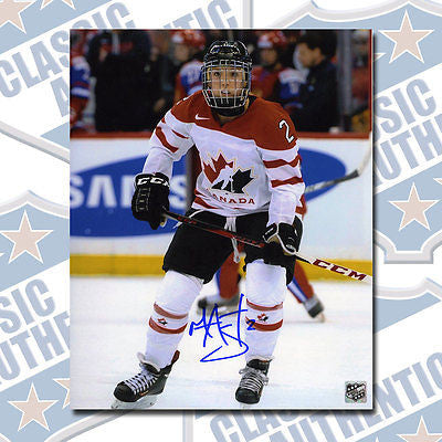 MEGHAN AGOSTA Women's Team Canada autographed 8x10 photo (#1355)