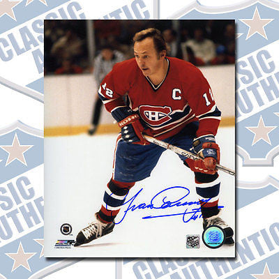 YVAN COURNOYER Montreal Canadiens autographed 8x10 photo (#1301)