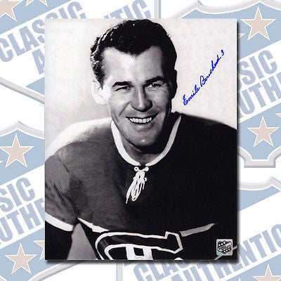 EMILE BUTCH BOUCHARD Montreal Canadiens autographed 8x10 photo (#1454)