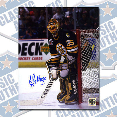 ANDY MOOG Boston Bruins autographed 8x10 photo (#3152)