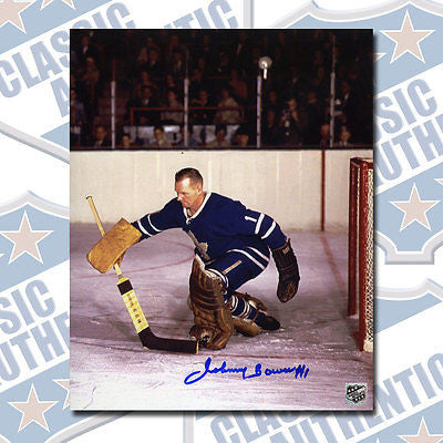 JOHNNY BOWER Toronto Maple Leafs autographed 8x10 photo (#1205)