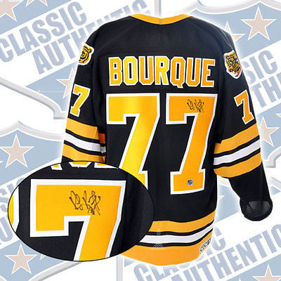 RAYMOND BOURQUE Boston Bruins Pro replica autographed CCM jersey (#2279)