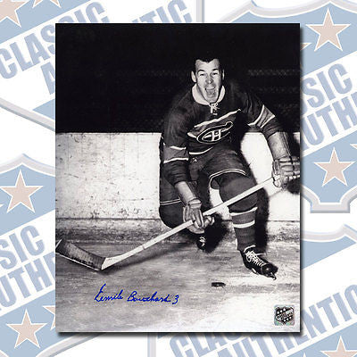 EMILE BUTCH BOUCHARD Montreal Canadiens autographed 8x10 photo (#1451)