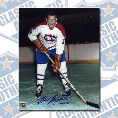 PHIL GOYETTE Montreal Canadiens autographed 8x10 photo (#1227)