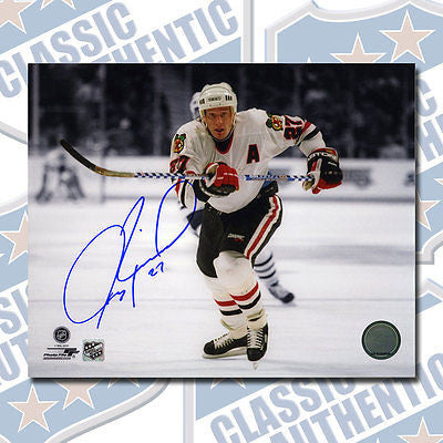 JEREMY ROENICK Chicago Blackhawks autographed 8x10 photo (#1176)