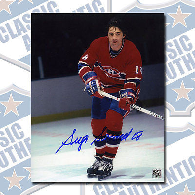SERGE SAVARD Montreal Canadiens autographed 8x10 photo (#1271)