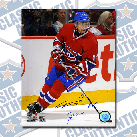 TOMAS PLEKANEC Montreal Canadiens autographed 8x10 photo (#2508)